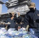 Sailors Eat Food on the Pier