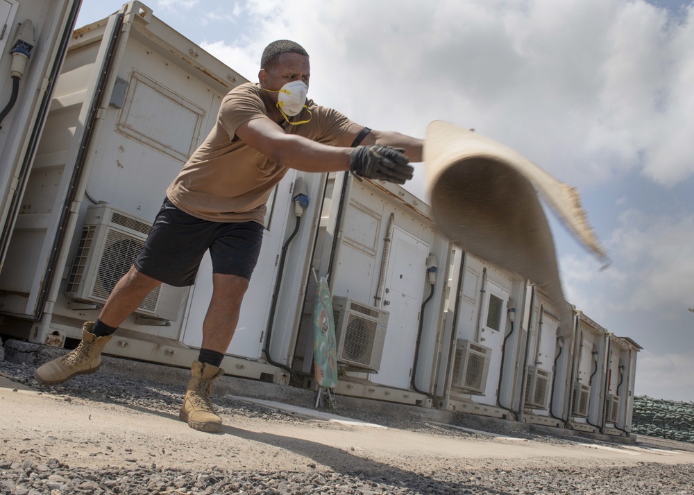 Billeting Team Cleans Up Camp Lemonnier Housing