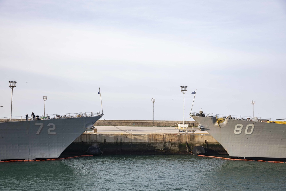 USS Porter Arrives in Rota, Spain