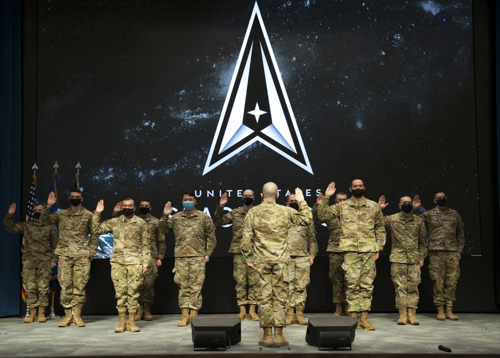 WPAFB members transfer to United States Space Force