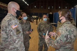 National Guard working together to protect troops through continuing vaccination process