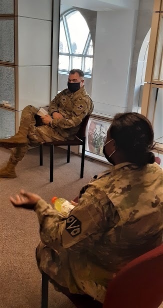 Chaplains use homemade cookies, connections to care for the troops