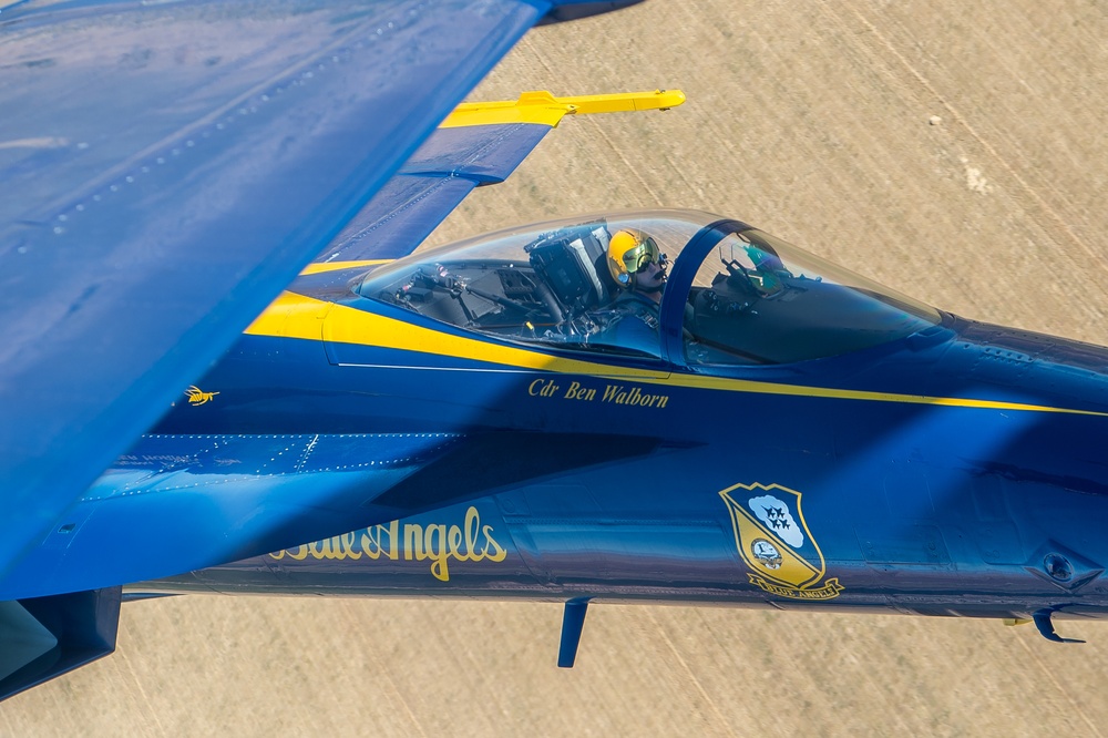 Blue Angels Flight Over NAF El Centro