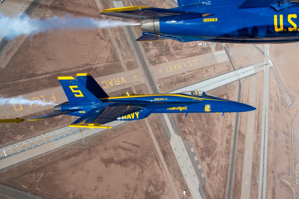 Blue Angels Flight Over NAF El Centro