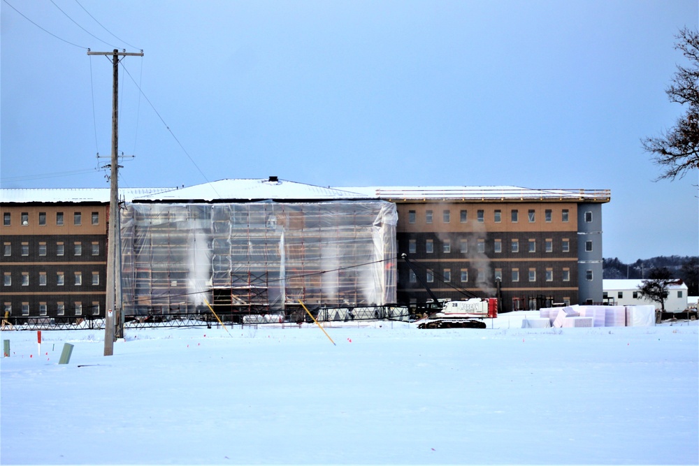 Construction of modern, new Army barracks continues at Fort McCoy