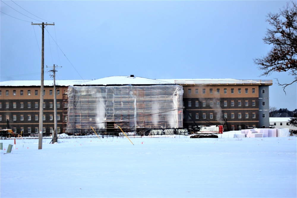 Construction of modern, new Army barracks continues at Fort McCoy