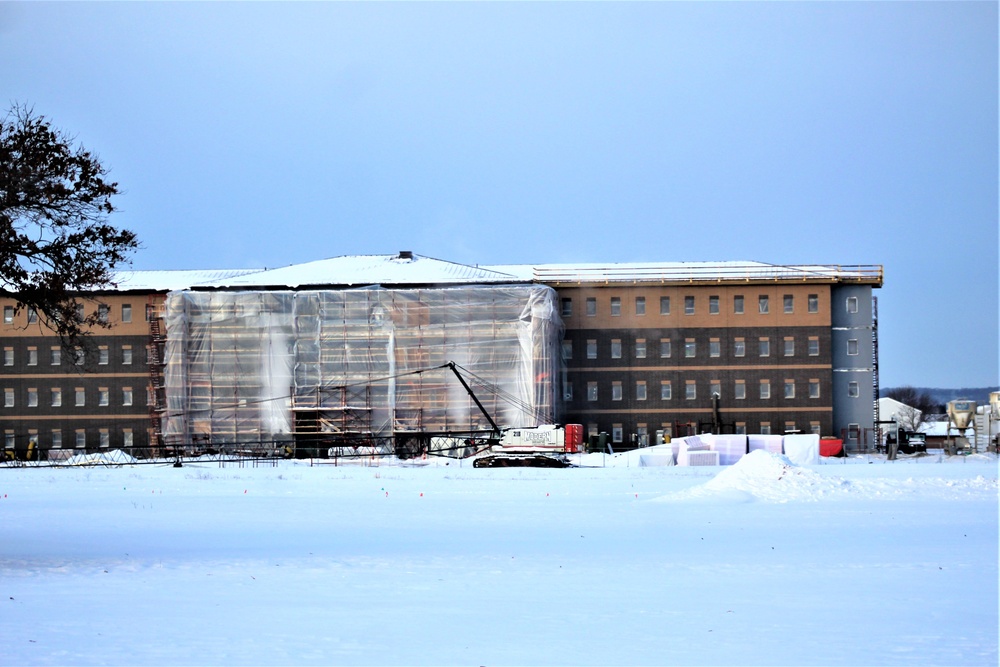 Construction of modern, new Army barracks continues at Fort McCoy