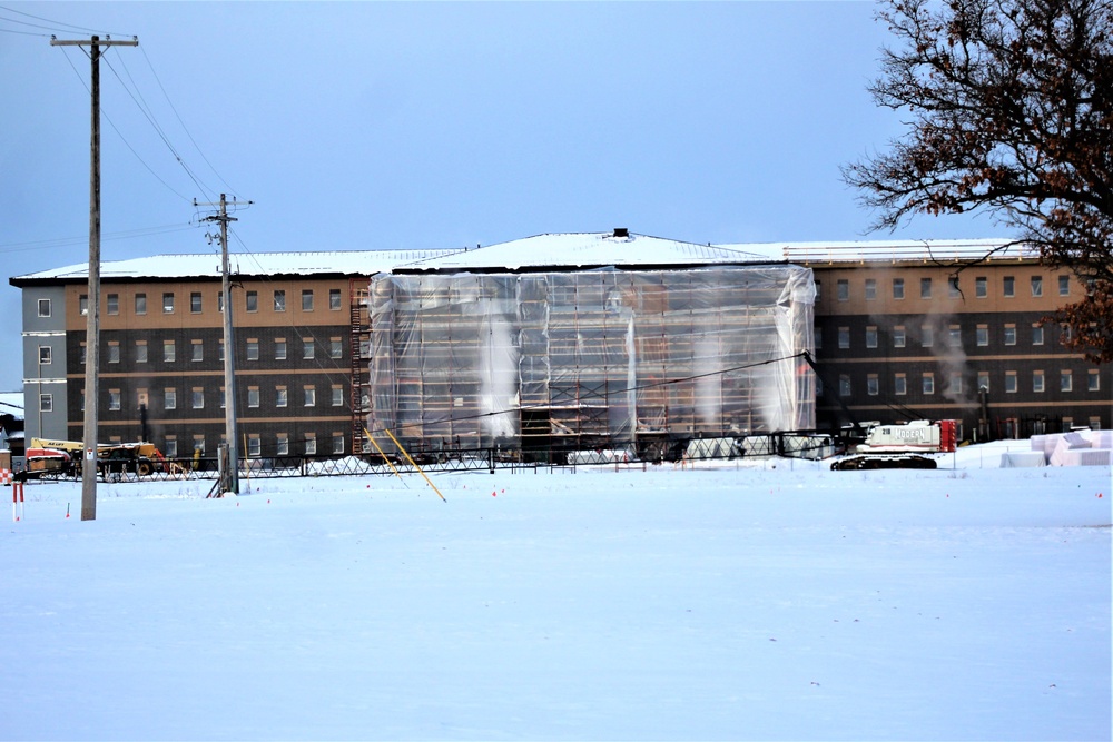 Construction of modern, new Army barracks continues at Fort McCoy