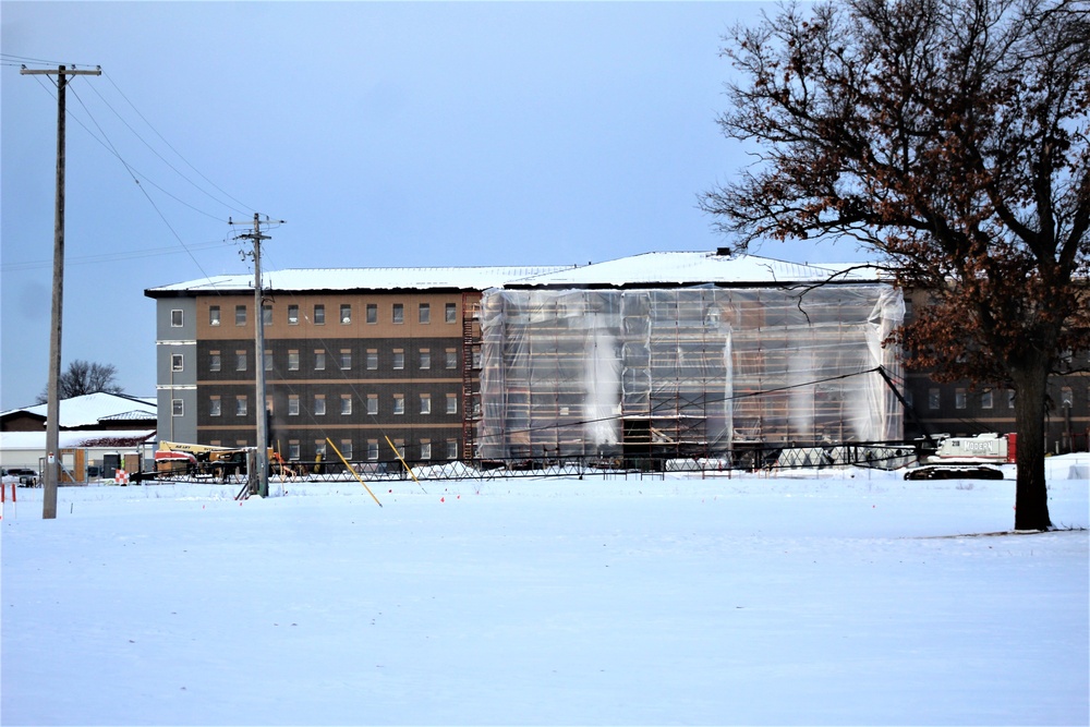 Construction of modern, new Army barracks continues at Fort McCoy