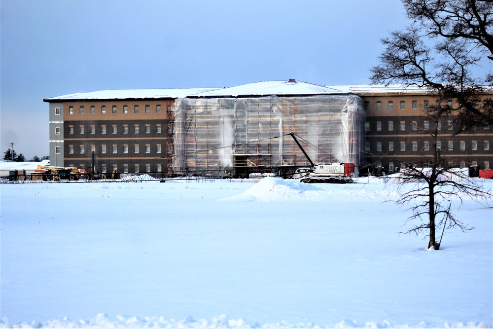 Construction of modern, new Army barracks continues at Fort McCoy