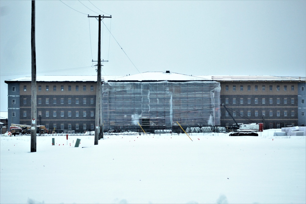 Construction of modern, new Army barracks continues at Fort McCoy