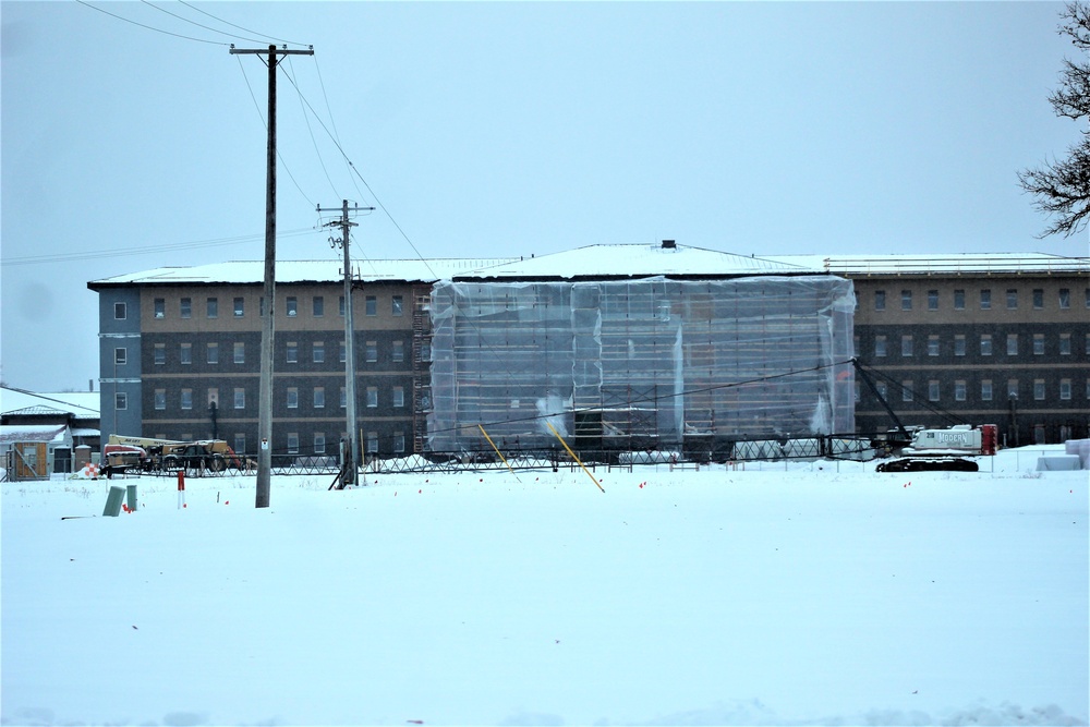 Construction of modern, new Army barracks continues at Fort McCoy