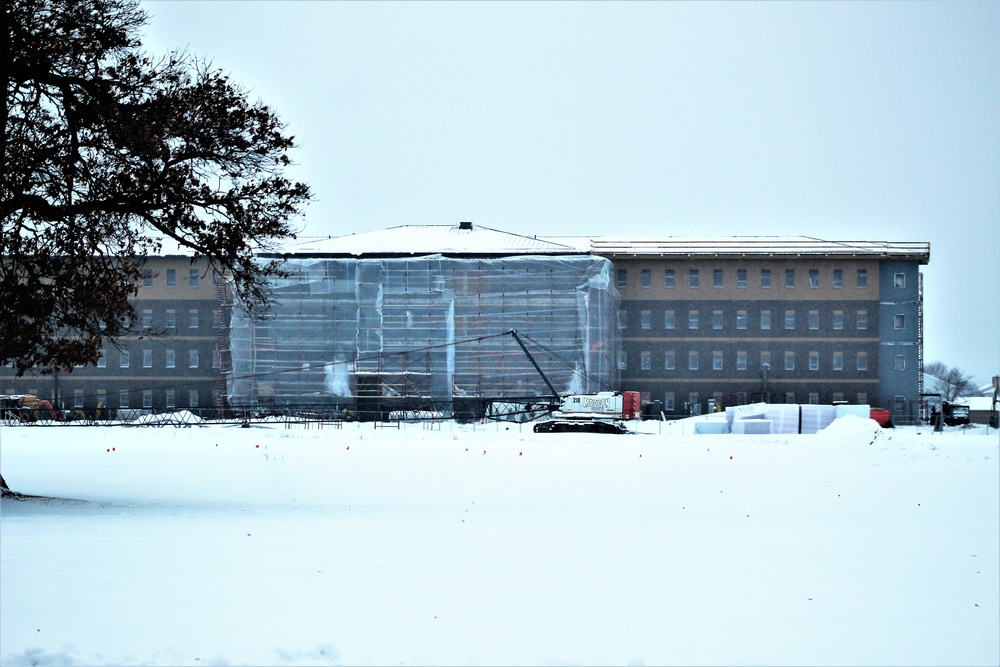 Construction of modern, new Army barracks continues at Fort McCoy