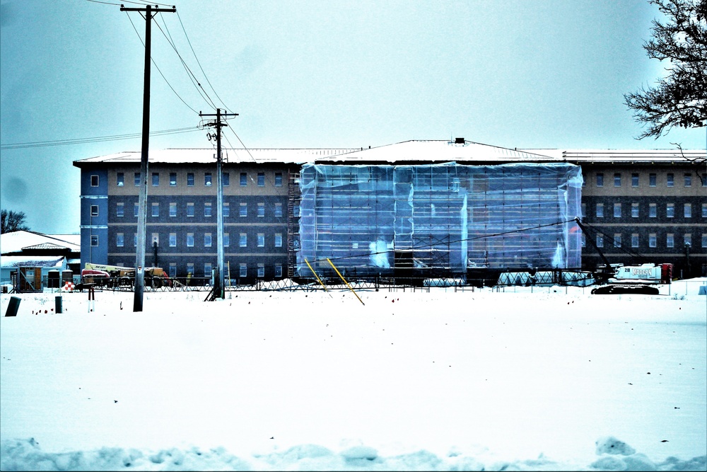 Construction of modern, new Army barracks continues at Fort McCoy