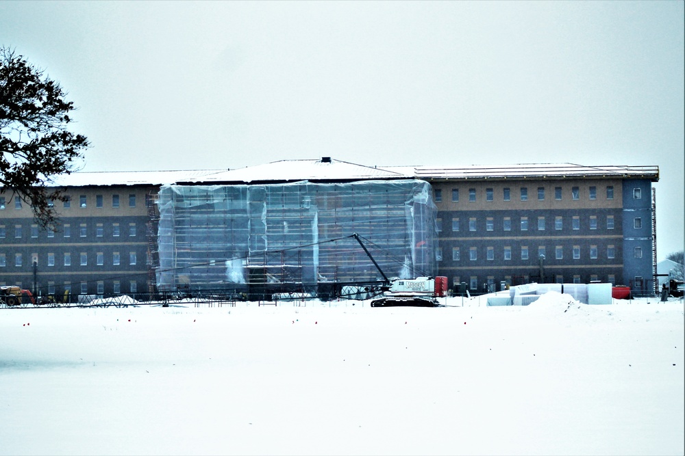 Construction of modern, new Army barracks continues at Fort McCoy