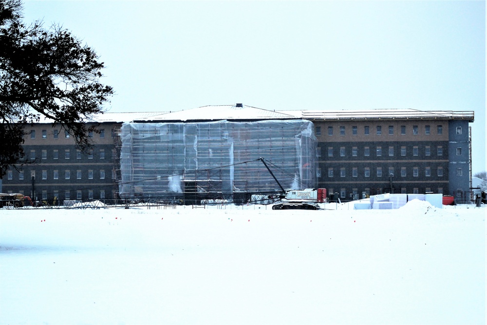 Construction of modern, new Army barracks continues at Fort McCoy