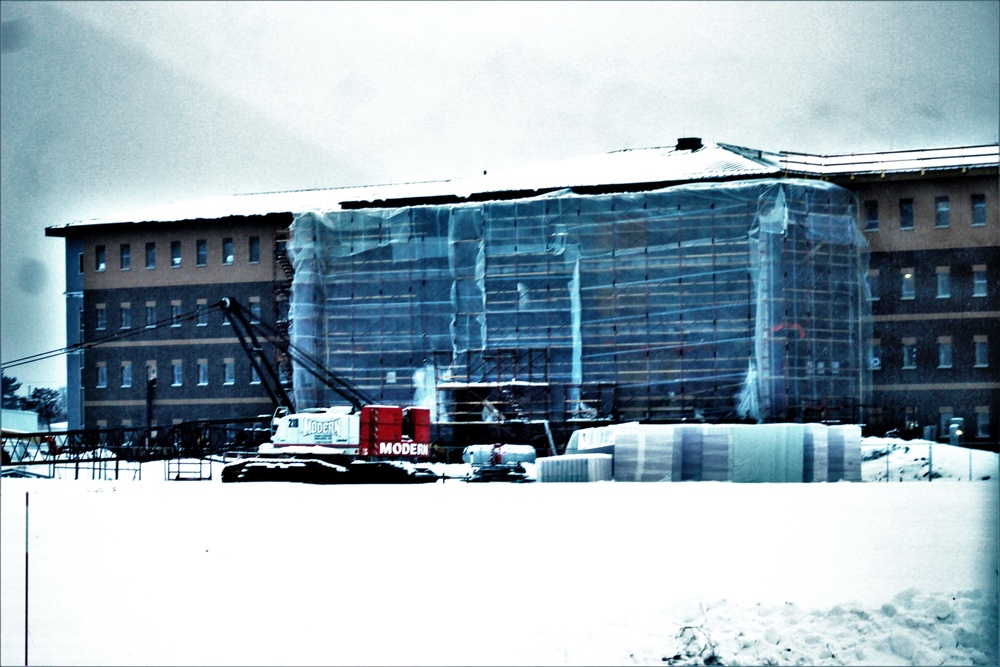 Construction of modern, new Army barracks continues at Fort McCoy