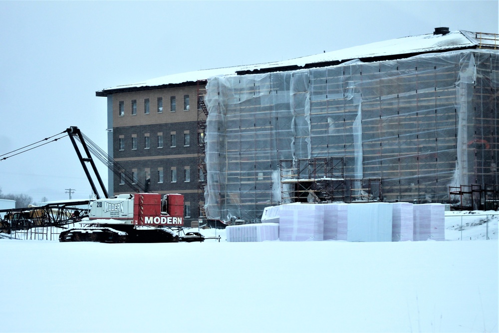 Construction of modern, new Army barracks continues at Fort McCoy