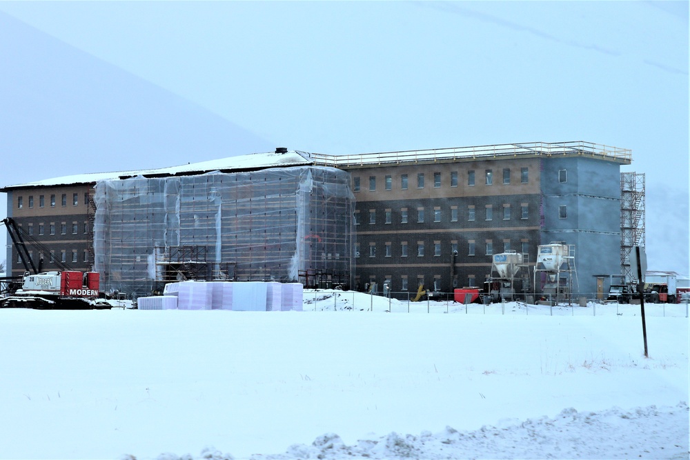 Construction of modern, new Army barracks continues at Fort McCoy