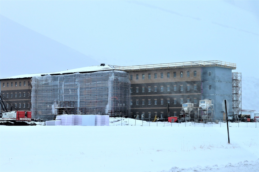 Construction of modern, new Army barracks continues at Fort McCoy