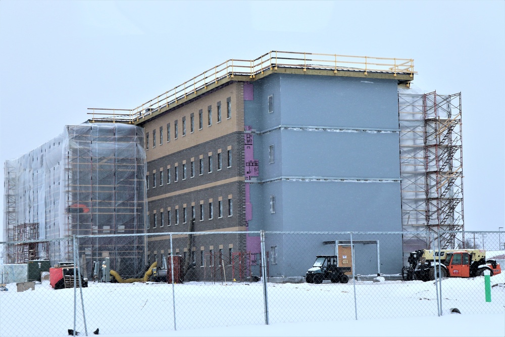 Construction of modern, new Army barracks continues at Fort McCoy