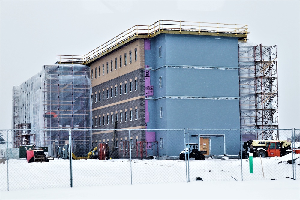 Construction of modern, new Army barracks continues at Fort McCoy