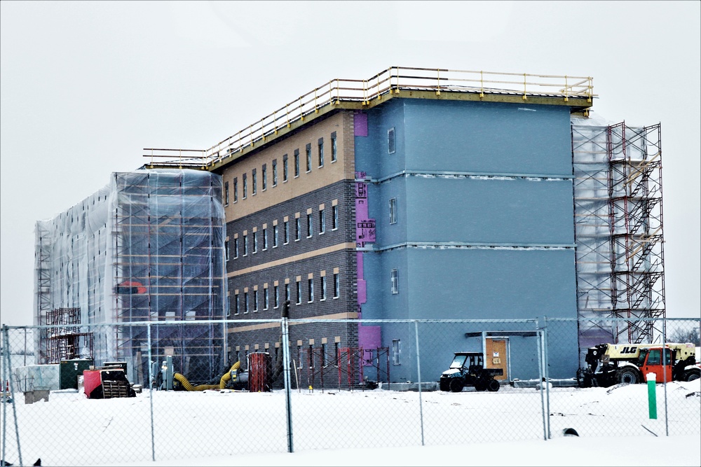 Construction of modern, new Army barracks continues at Fort McCoy