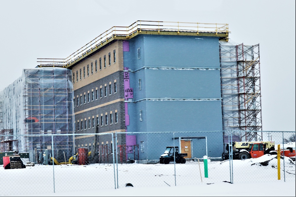 Construction of modern, new Army barracks continues at Fort McCoy