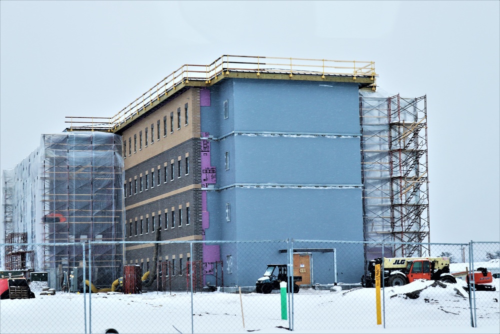 Construction of modern, new Army barracks continues at Fort McCoy