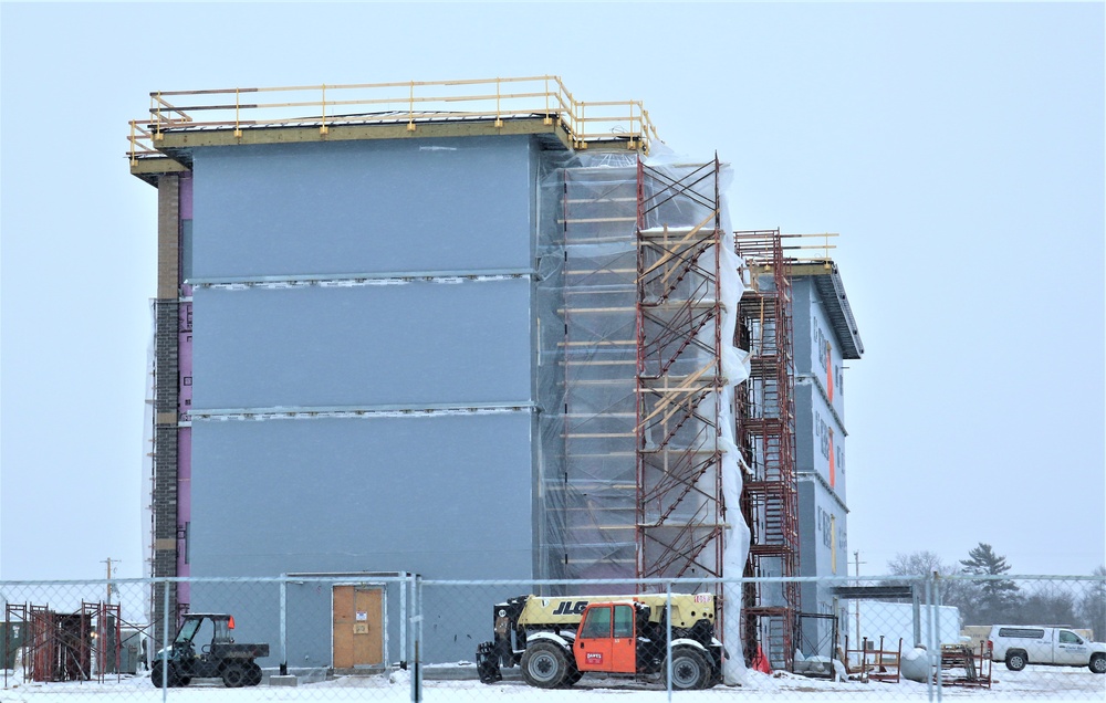 Construction of modern, new Army barracks continues at Fort McCoy