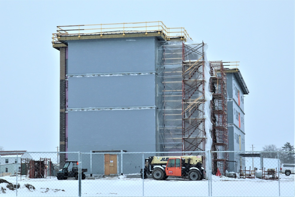 Construction of modern, new Army barracks continues at Fort McCoy