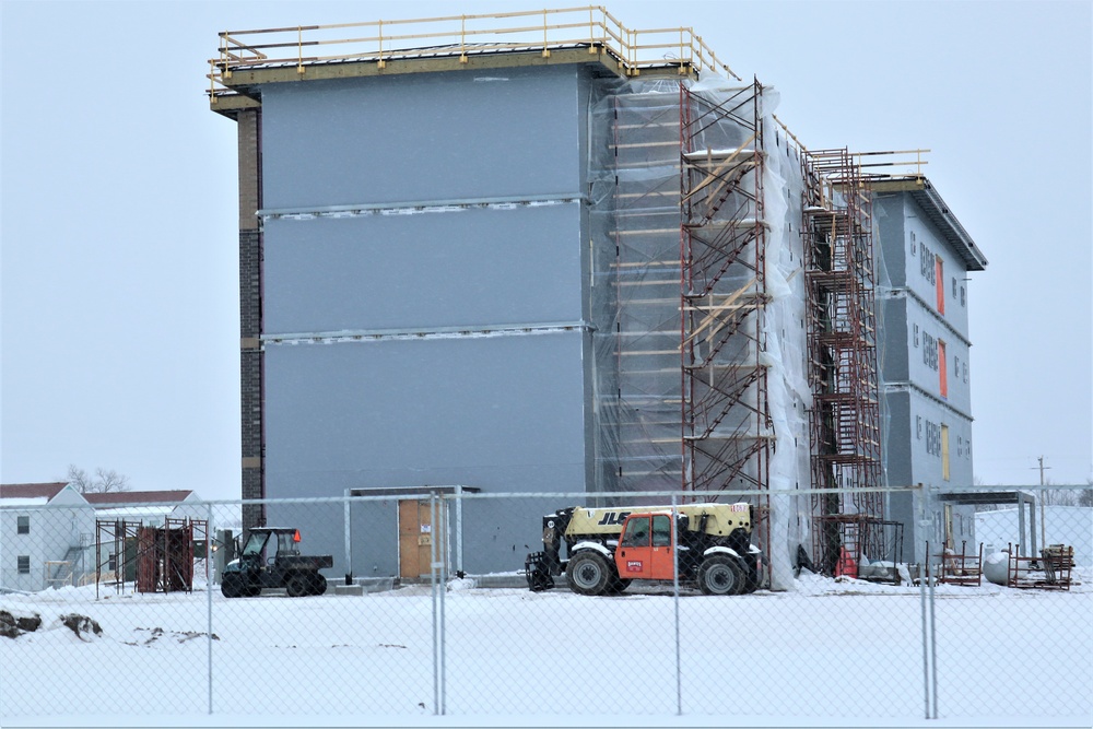 Construction of modern, new Army barracks continues at Fort McCoy