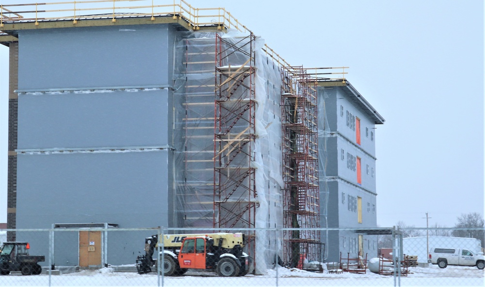 Construction of modern, new Army barracks continues at Fort McCoy