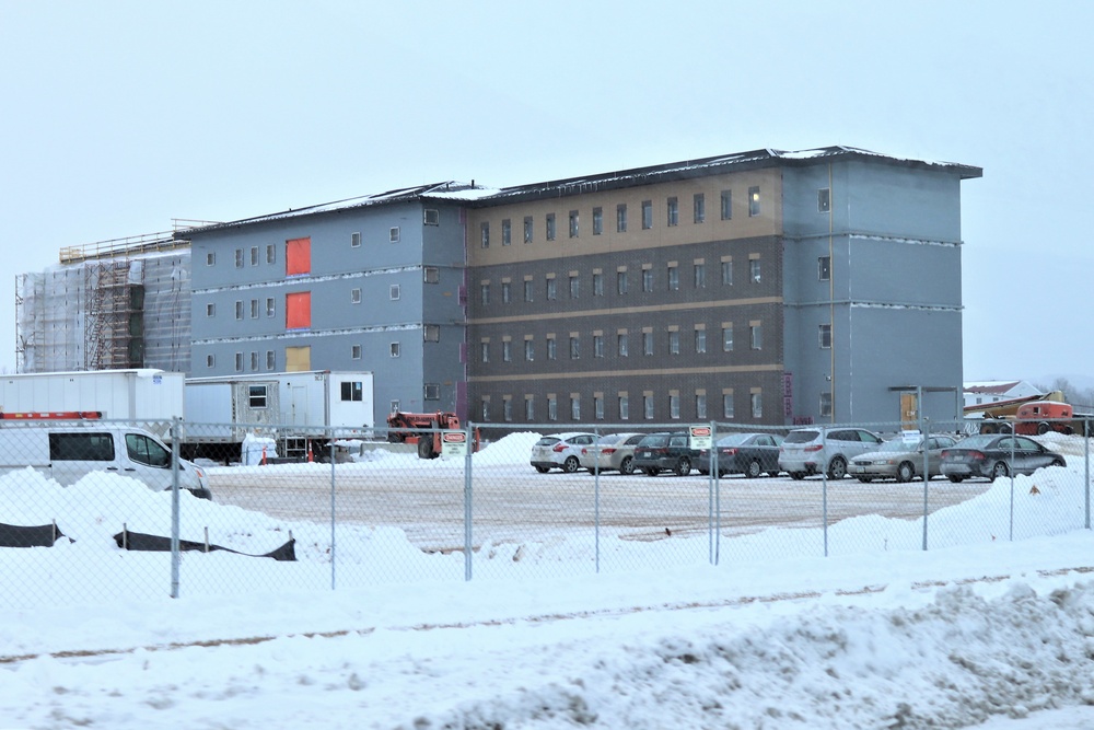 Construction of modern, new Army barracks continues at Fort McCoy