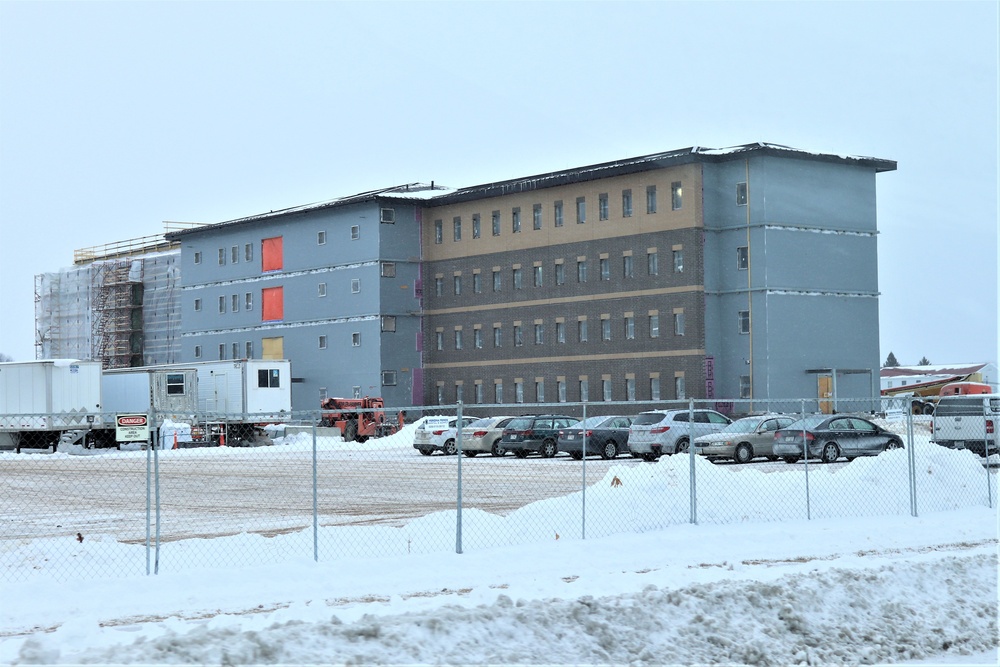 Construction of modern, new Army barracks continues at Fort McCoy