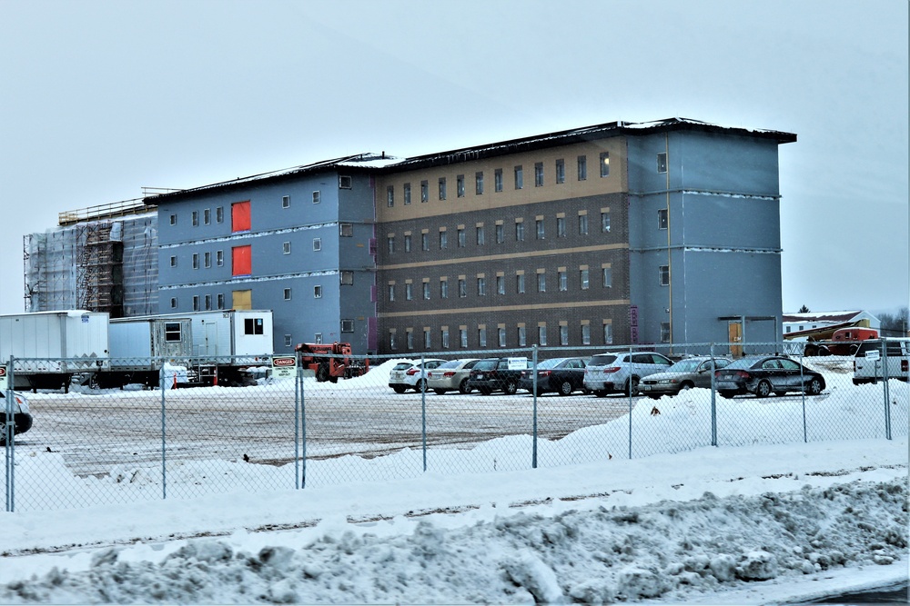 Construction of modern, new Army barracks continues at Fort McCoy