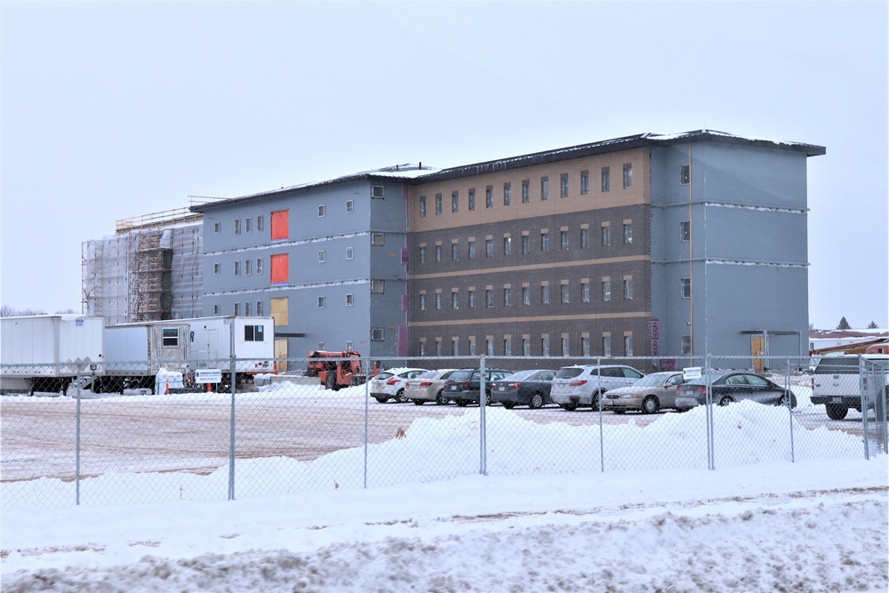 Construction of modern, new Army barracks continues at Fort McCoy