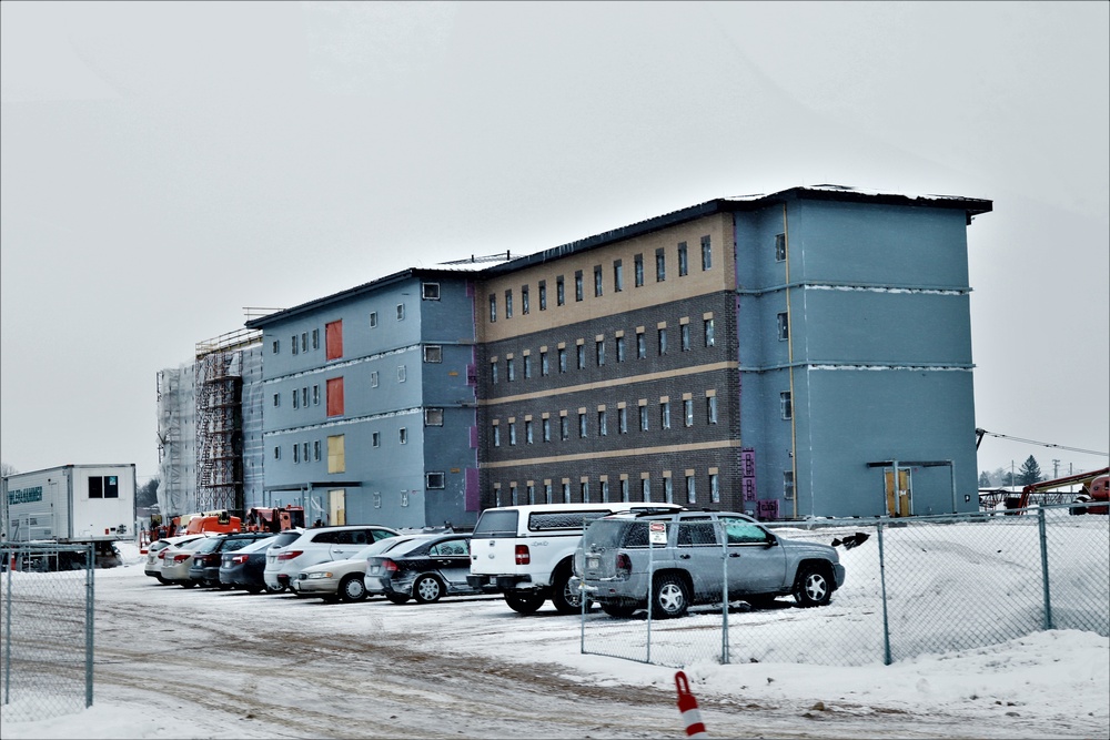 Construction of modern, new Army barracks continues at Fort McCoy