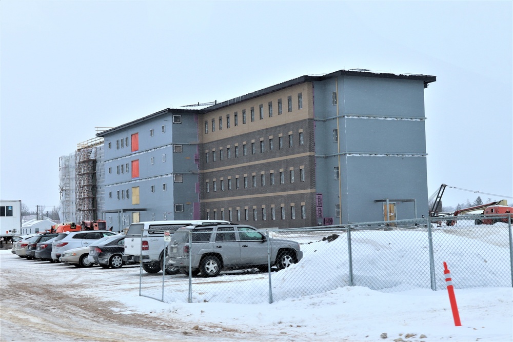 Construction of modern, new Army barracks continues at Fort McCoy