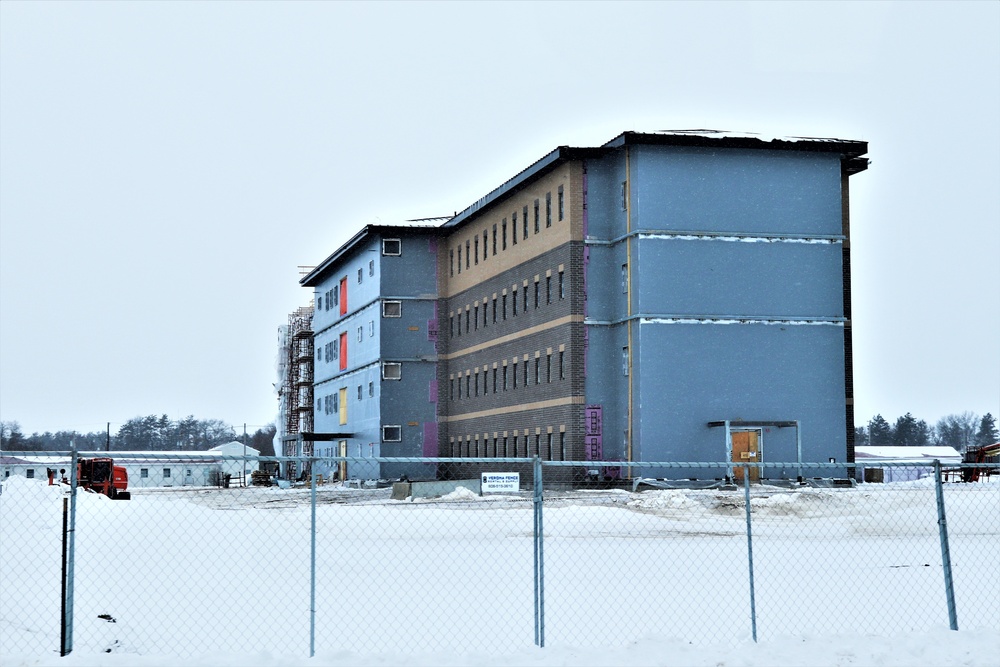 Construction of modern, new Army barracks continues at Fort McCoy