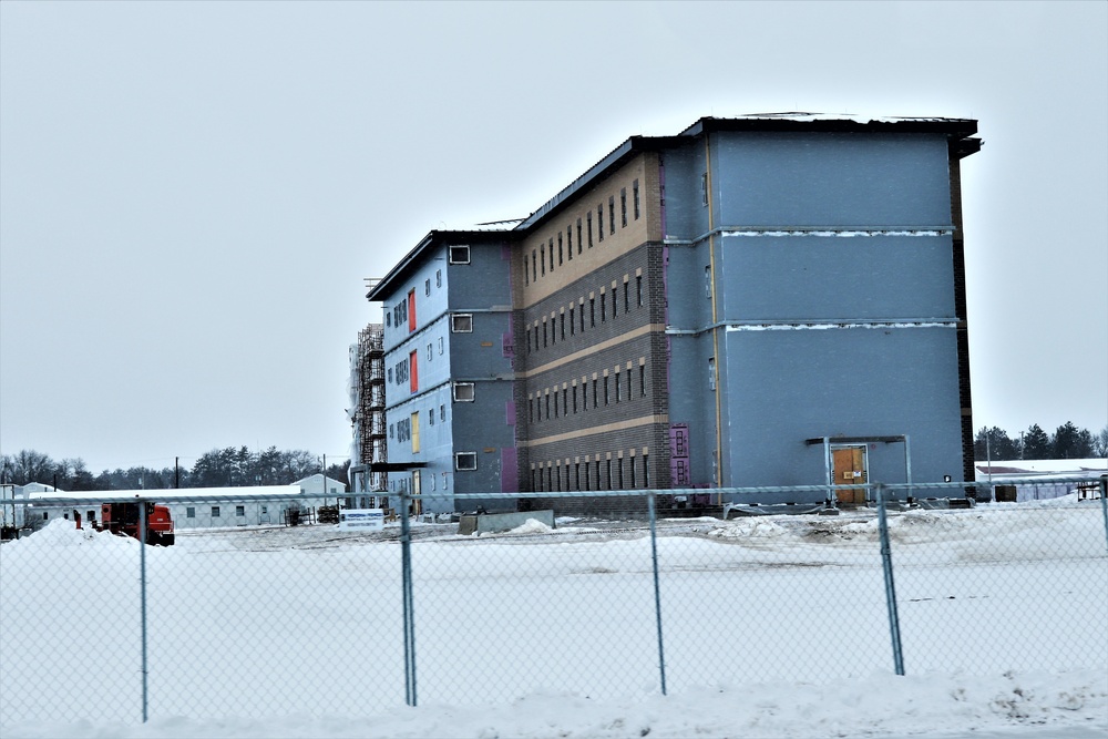 Construction of modern, new Army barracks continues at Fort McCoy