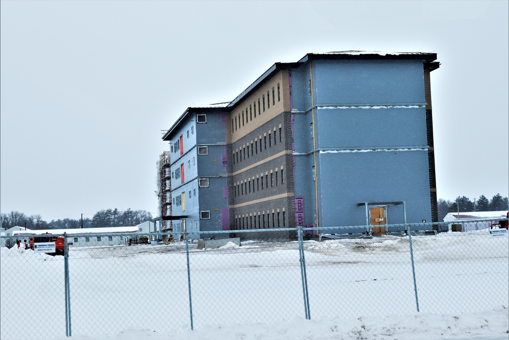 Construction of modern, new Army barracks continues at Fort McCoy