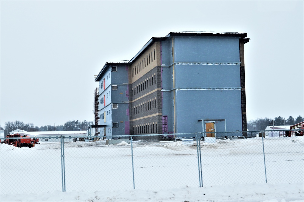 Construction of modern, new Army barracks continues at Fort McCoy