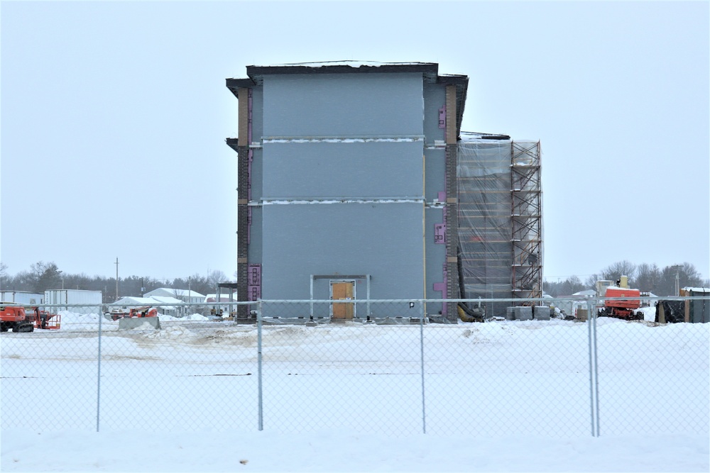 Construction of modern, new Army barracks continues at Fort McCoy