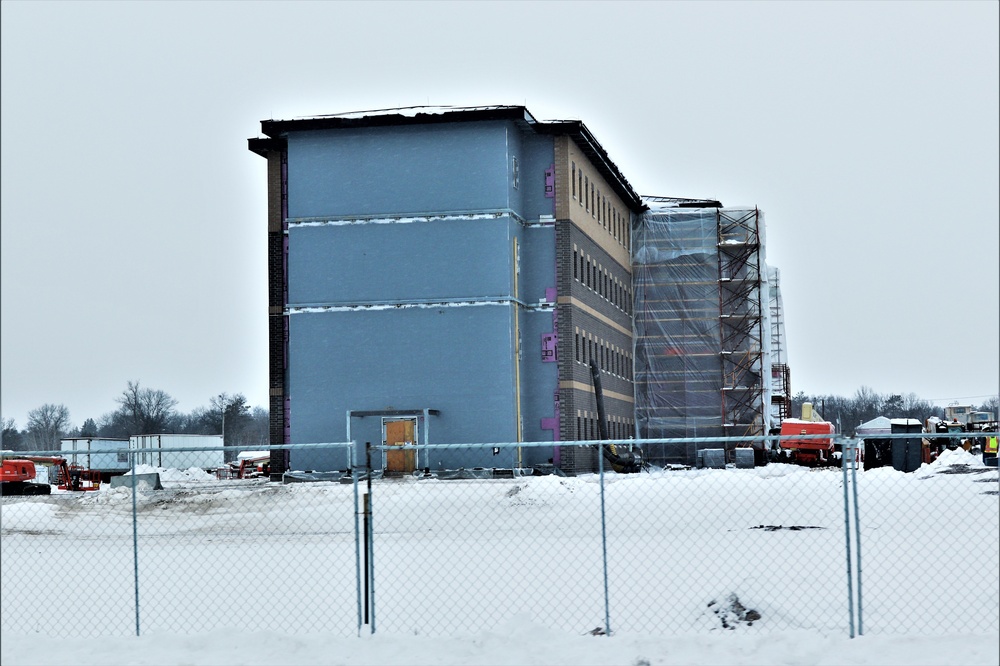 Construction of modern, new Army barracks continues at Fort McCoy