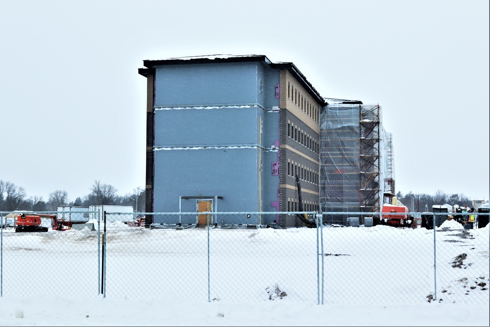 Construction of modern, new Army barracks continues at Fort McCoy