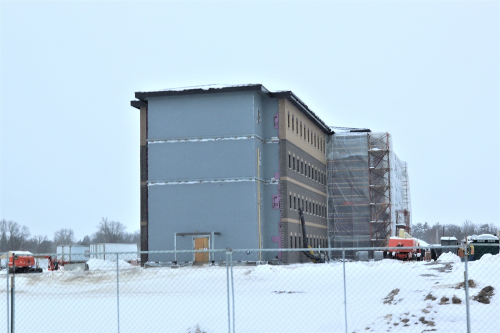 Construction of modern, new Army barracks continues at Fort McCoy