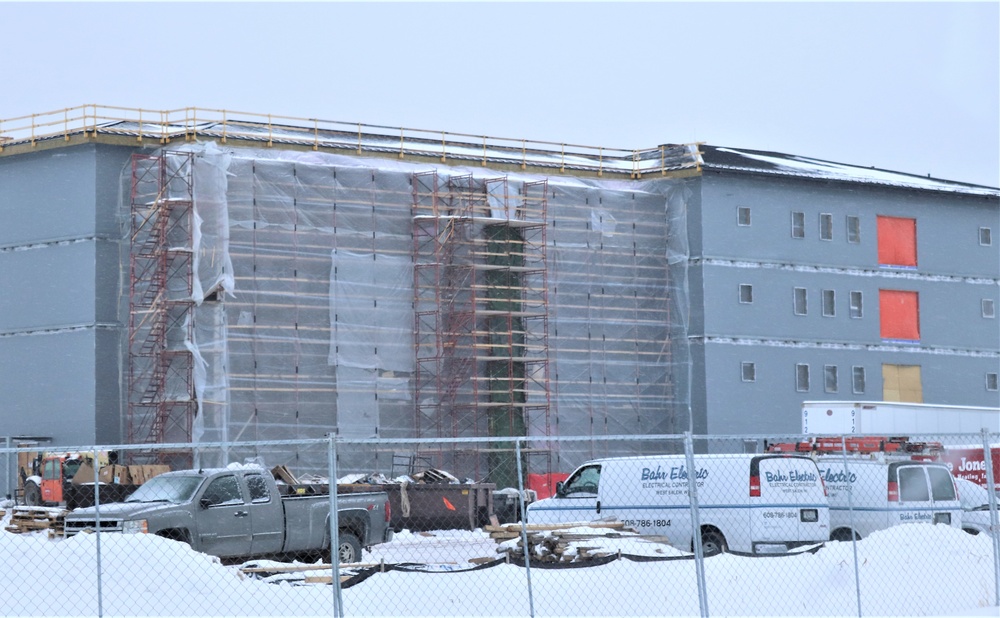 Construction of modern, new Army barracks continues at Fort McCoy