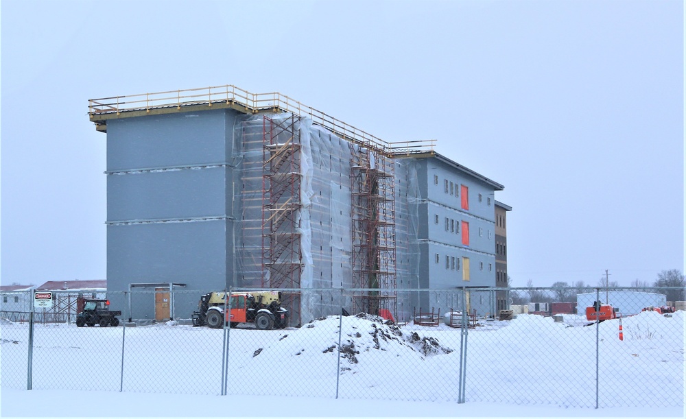 Construction of modern, new Army barracks continues at Fort McCoy