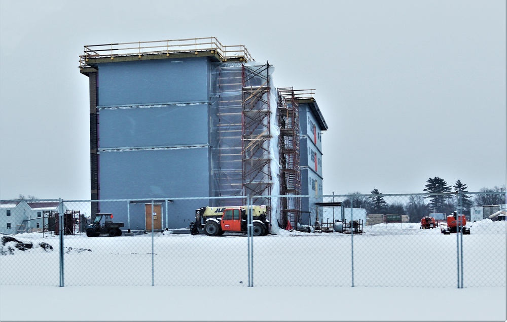 Construction of modern, new Army barracks continues at Fort McCoy